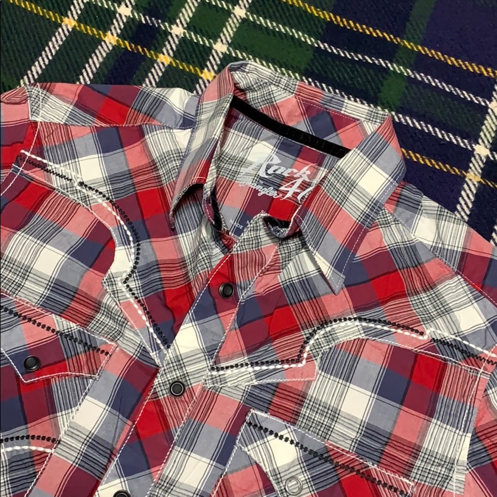 Rock 47 Wrangler dress shirt NWOT